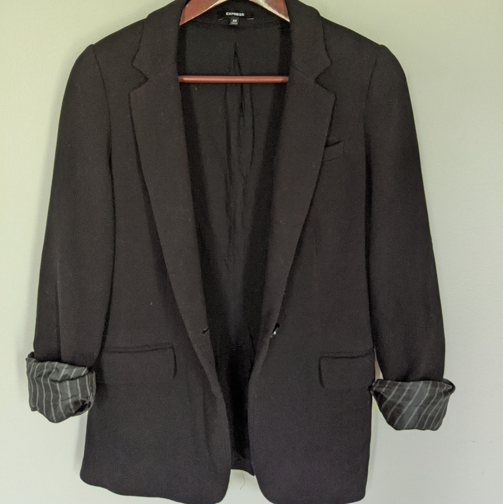 Express Black Blazer